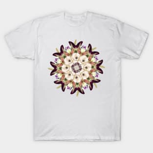 vintage butterflies mandala T-Shirt